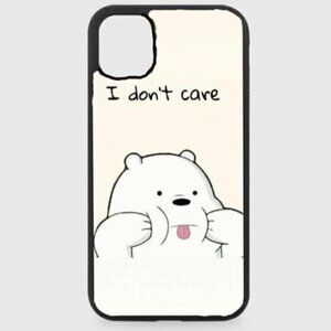 I dont Care ice bear phone case